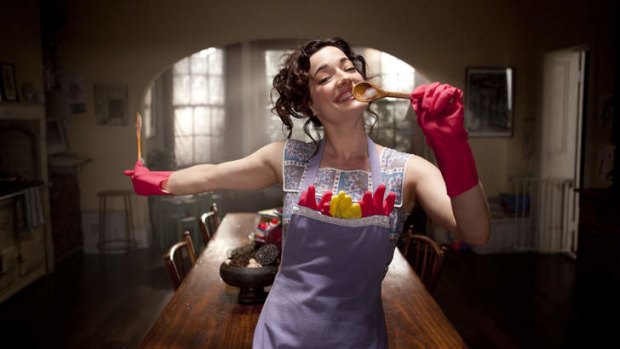Mother load: Laura Michelle Kelly as housewife Elspeth Dickens in <i>Goddess</i>.