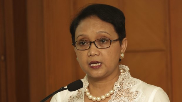 Indonesian Foreign Minister Retno Marsudi.