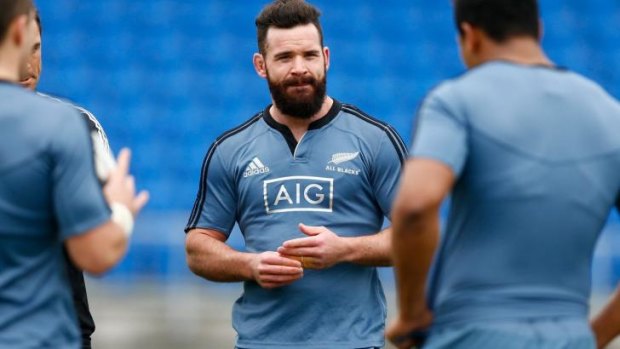 Stern test: New Zealand's Ryan Crotty.