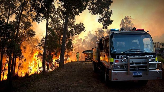 "Climate change is charging up the weather ... increasing the odds of any given day being a perfect day for bushfires."