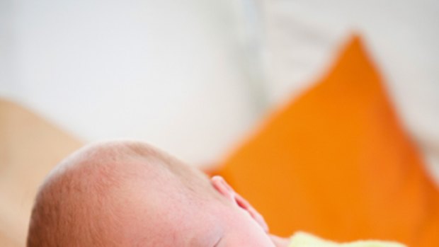 Risk factor ... researchers warn against sleeping with your baby.