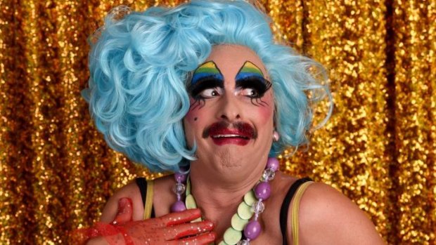 Drag queen Joyce Maynge will be bringing her sparkle to the Sydney Gay and Lesbian Mardi Gras parade on Saturday. 