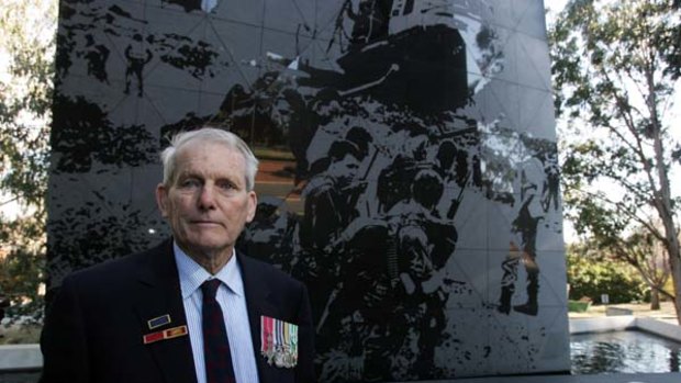 Awarded a military MBE ... Morrie Stanley was an artillery officer who helped protect Australians during the Battle of Long Tan.