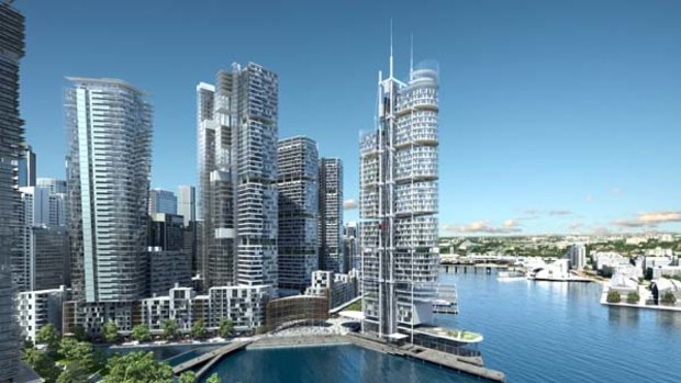 My how you've grown ...  the latest concept plan for Barangaroo, which includes much taller towers and a smaller promenade.