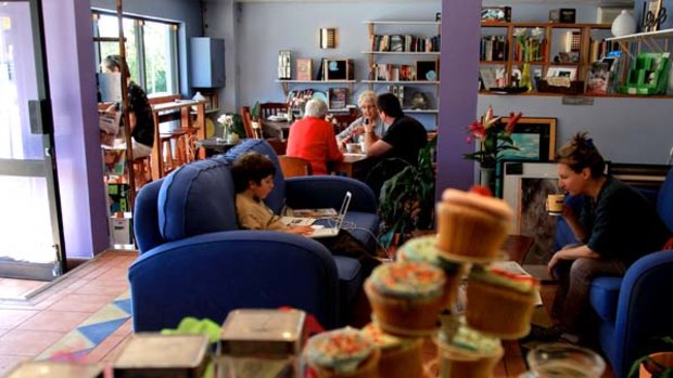 Unwritten Bookshop Cafe in Boronia Park.