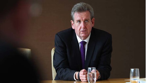 Which way will he roll?: Premier Barry O'Farrell.