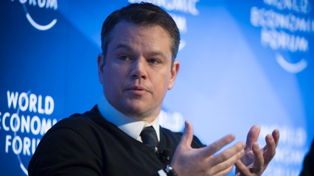 'We are trying to help get the poorest of the poor a seat at the table': Matt Damon, Co-Founder of Water.org, speaks at Davos.