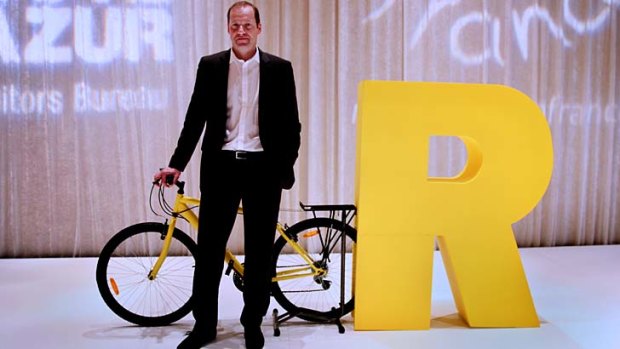 Centenary race: Tour de France director Christian Prudhomme in Sydney for the launch of the yellow jersey.