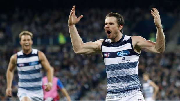 Geelong's Patrick Dangerfield will go up against his old side Adelaide. 