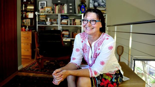 Marzena Wasikowska relaxes at her home in Cook.