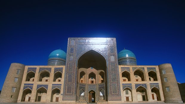 A school building in Uzbekistan.