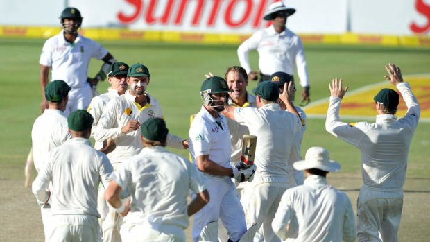 Australia on the way to winning the third Test against South Africa.