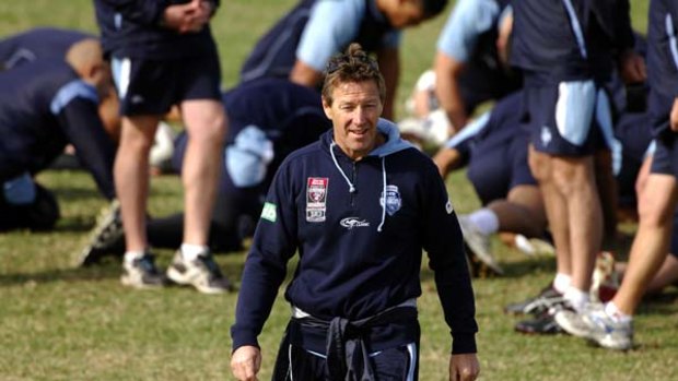 A brave front ... NSW coach Craig Bellamy said yesterday the team was training hard despite the distractions at its base at Cudgen Leagues Club, Kingscliff.