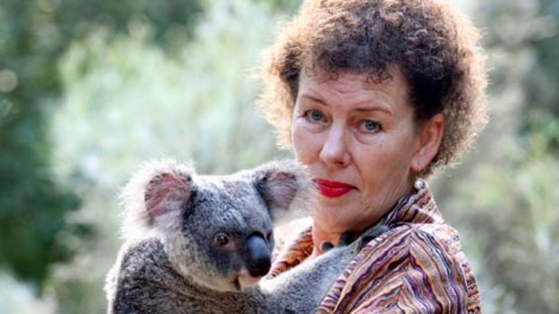 Australian Koala Foundation chief executive Deborah Tabart at the Lone Pine Koala Sanctuary.