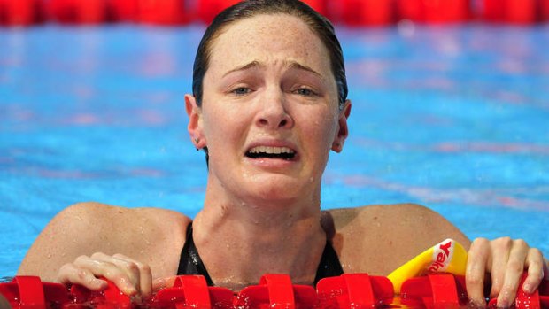 Tears of joy: Cate Campbell.