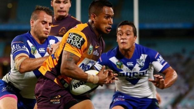 Controversial: Ben Barba's shift to the Brisbane Broncos angered many Bulldogs fans.