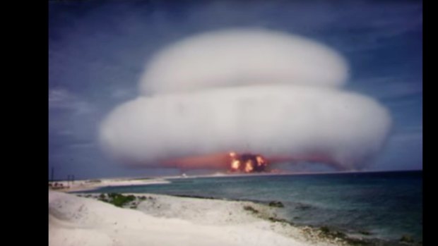 The test firing of a US nuclear weapon code-named Operation Hardtack was included in a new series of declassified footage recently released.