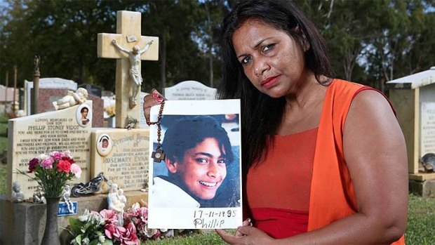 Marriya Vidot, whose son Phillip was killed by James McLaughlin in Perth in 1995.