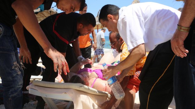 A gunman killed 37 people at a holiday resort in Tunisia.