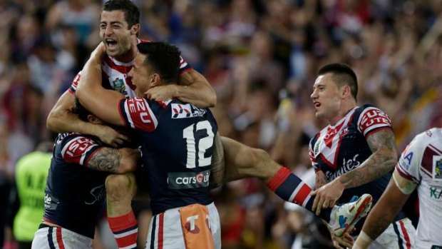 Two in a row: The Sydney Roosters are the hot favourites to record back-to-back premierships.