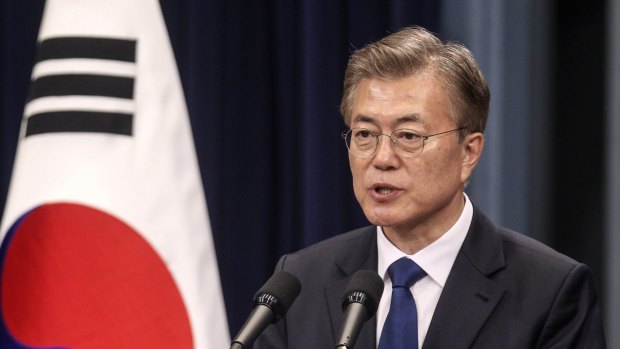 Moon Jae-in, South Korea's new liberal President, says dialogue with Pyongyang will become impossible if it keeps acting provocatively.