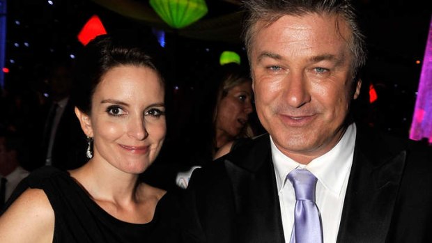 Actress Tina Fey and actor Alec Baldwin attend a previous Governors Ball after the Primetime Emmy Awards.