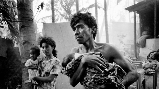 This photograph was taken during Parker's self-funded reportage covering East Timor's vote for Independence from Indonesia in September, 1999.