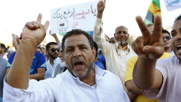 Libya Dawn supporters in Tripoli.