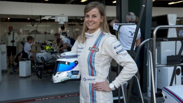 Life in the fast lane: Scottish-born driver Susie Wolff. 