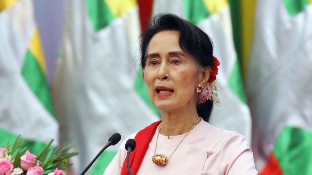 Myanmar's State Counsellor Aung San Suu Kyi.