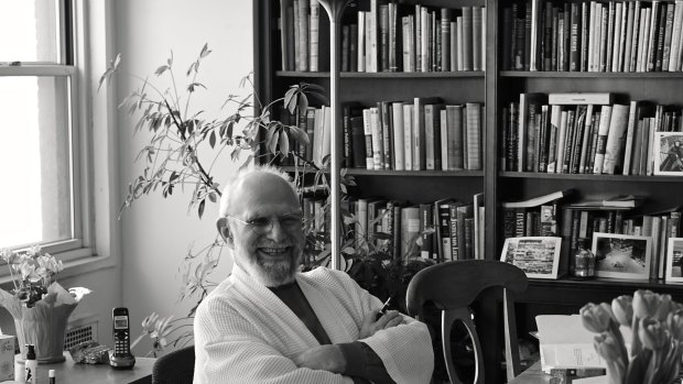 "Back Home", Hayes' photo of Oliver Sacks in March 2015.