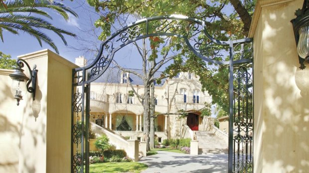 Andrew Abercrombie's palatial home on St Georges Road, Toorak.