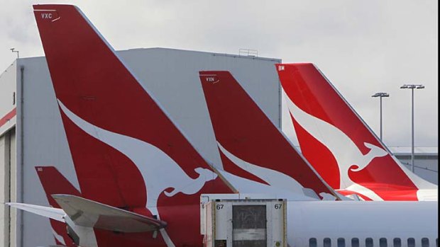 Qantas lines up for a battle.