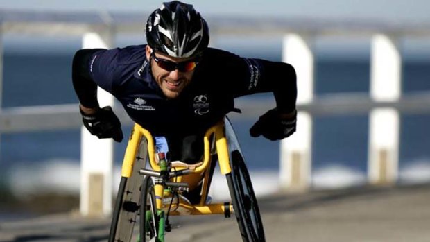 Focused ... following his win in the Chicago Marathon, Kurt Fearnley has turned his attention to November's New York Marathon.