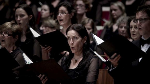 Members of the Sydney Philharmonia Choirs in a past performance.