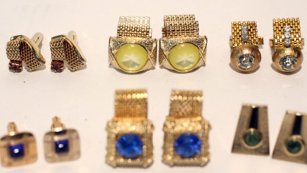 These vintage cufflinks are popular among fans of the <i>Mad Men</i> TV series.