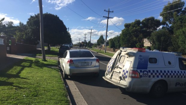 The scene of a shooting in Rokewood Crescent, Broadmeadows on Friday