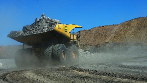 Questionable future: A truckload of coal at Goonyella Riverside Mine near Moranbah in Central Queensland. 