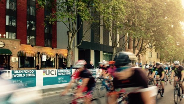 The Gran Fondo in Perth caused traffic chaos with numerous road closures on Friday and Sunday.