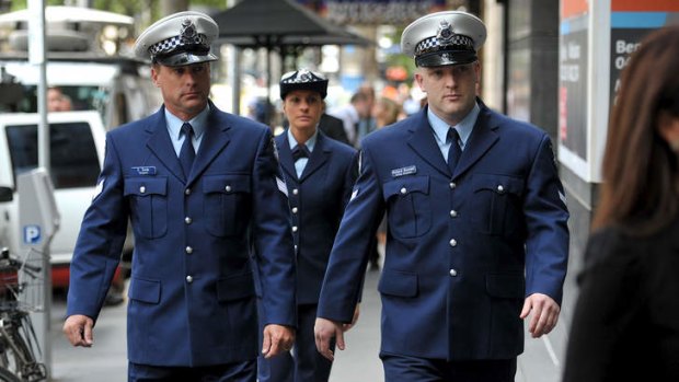 Officers attend the 2011 Coroners inquest into the shooting of Tyler Cassidy by police.
