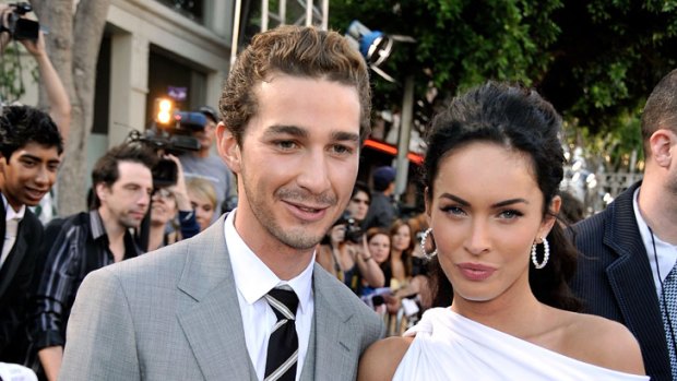 Chemistry ... Shia LaBeouf and Megan Fox at the premiere of Transformers: Revenge of the Fallen.