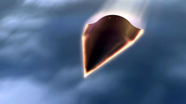 An artist's impression of the US Falcon Hypersonic Technology Vehicle 2 (HTV-2).