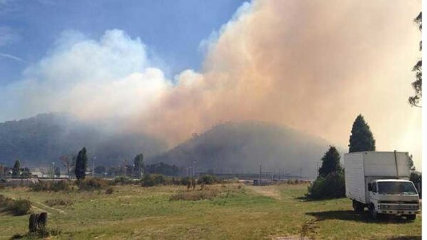 View from Lithgow, Thursday Morning. Source: RFS via Twitter