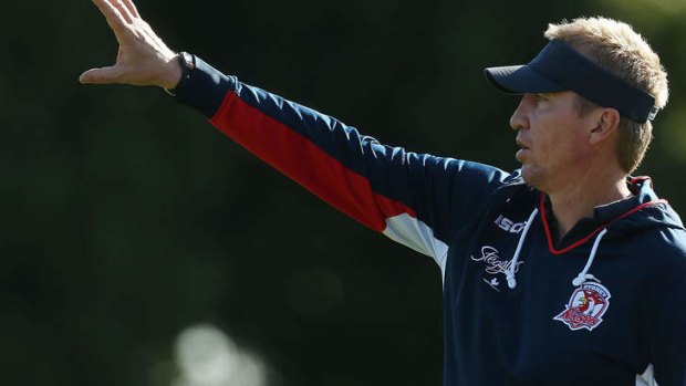 Impact: Roosters coach Trent Robinson.