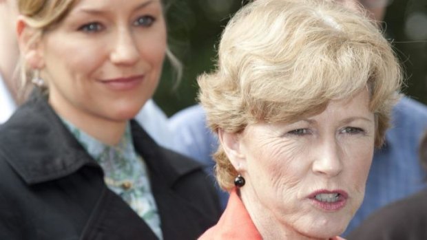 Greens senator Larissa Waters and leader Christine Milne.