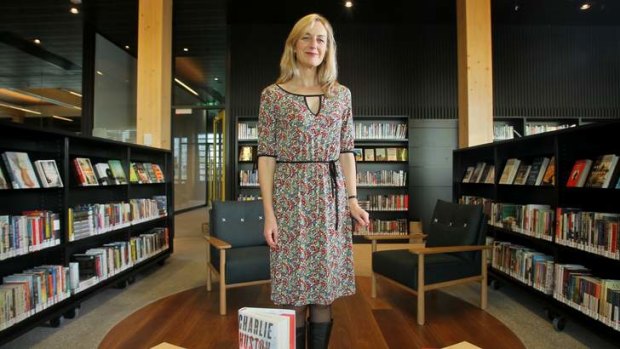 Shirley Bateman in Melbourne's newest library.