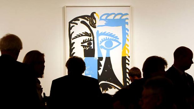 Disappointing ... <i>1985 Head (After Picasso)</i>, which had an estimate of $900,000 to $1.2 million, failed to clear.