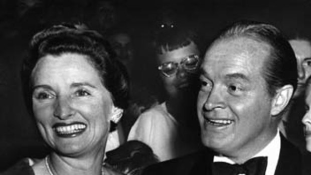 Bob Hope, seen here with wife Dolores in 1955, hosted the first Oscars telecast in 1953. It ran for 92 minutes.