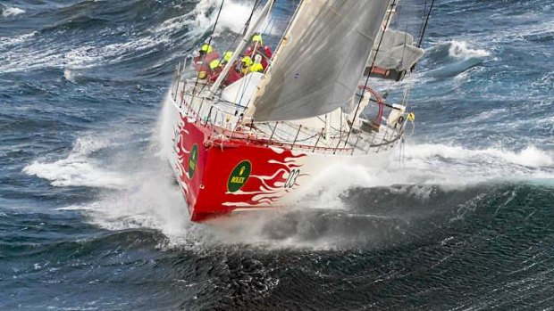 Any port in a storm: Sydney to Hobart entrant Southern Excellence.
