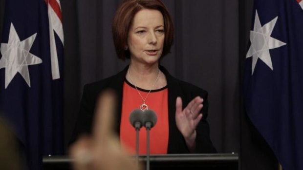 Former prime minister Julia Gillard was facing questions about the Australian Workers Union affair when she met Hillary Clinton.